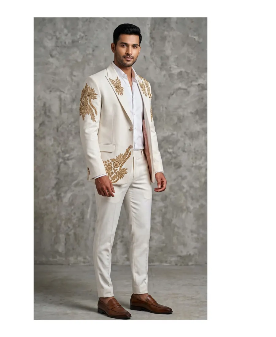 Ivory Royale Suit Set