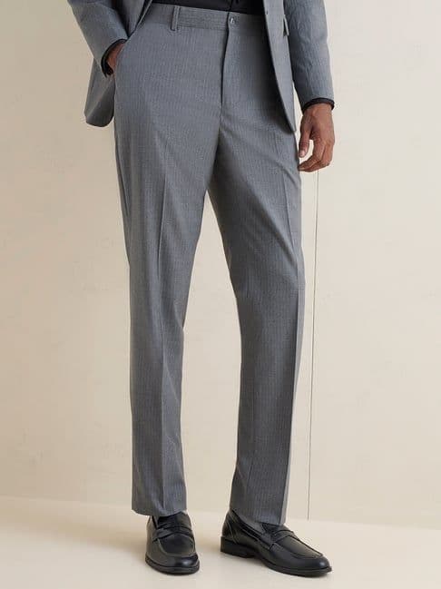Charcoal Tailored Trousers