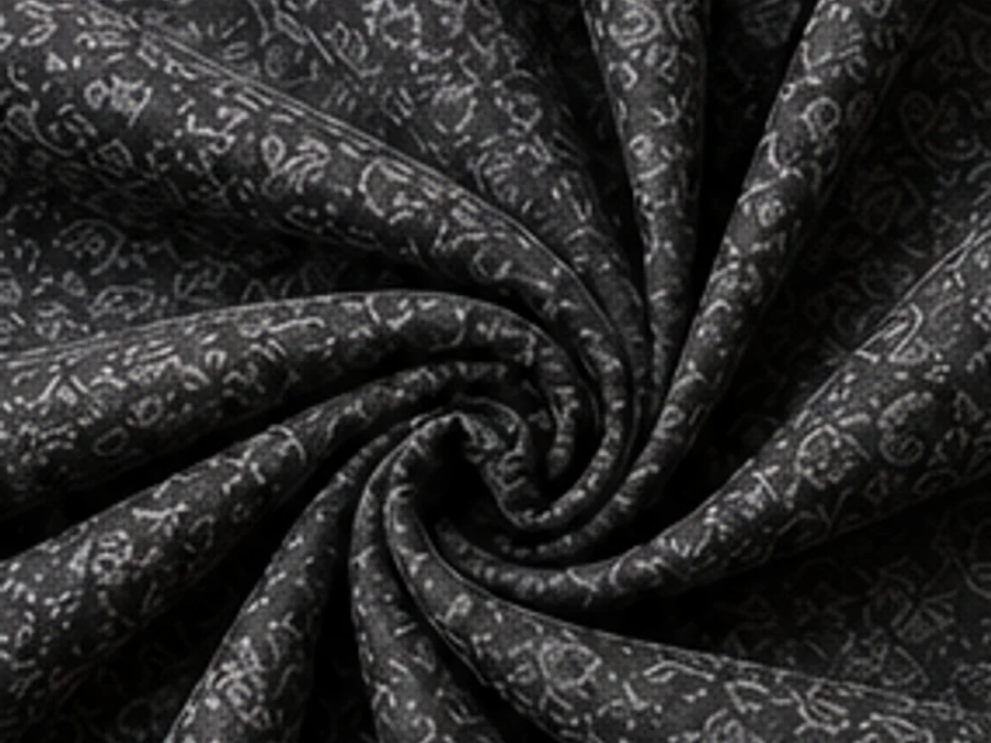 Botanical jacquard textures fabric texture